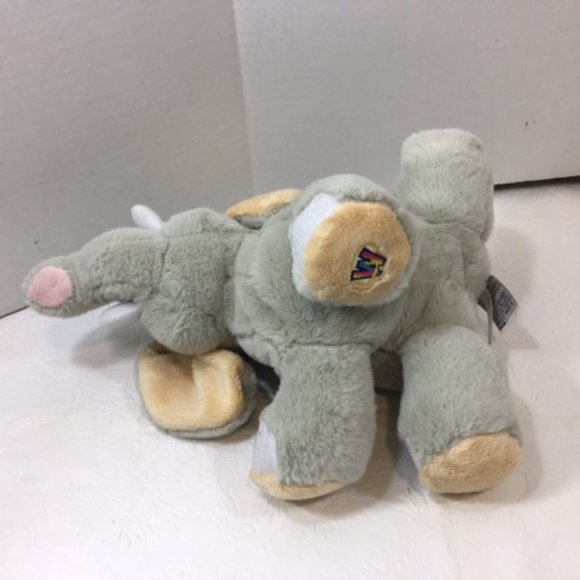 Ganz Webkins Soft Plush Gray Stuffed Elephant w/ Tusks Toy No Code - Picture 4 of 6